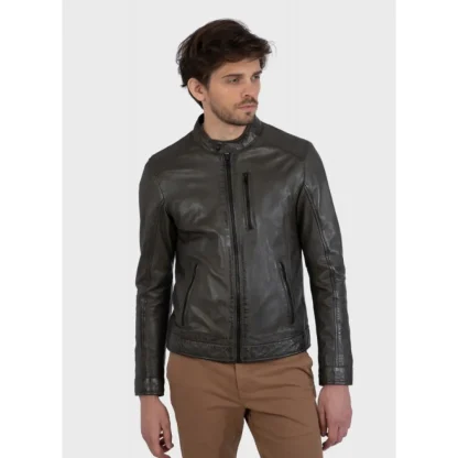 Agent Bronze - Blouson Cuir Veritable^OAKWOOD Cheap