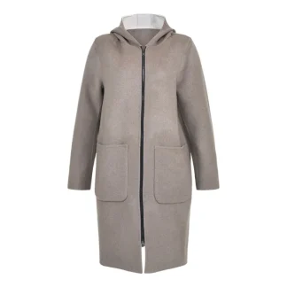 Alessia Smoke / Concrete - Manteau En Laine Reversible^OAKWOOD Best Sale