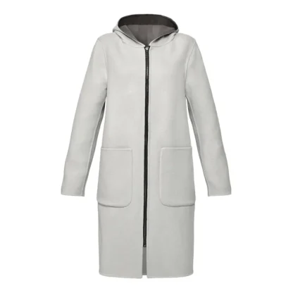 Alessia Smoke / Concrete - Manteau En Laine Reversible^OAKWOOD Best Sale