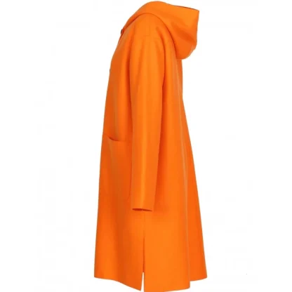 Anais Orange - Manteau En Laine Melangee^OAKWOOD Hot