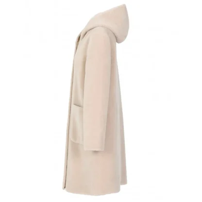 Angelique Cafe - Manteau Reversible A Capuche Effet Peau Lainee^OAKWOOD Cheap