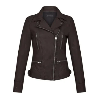 Camera Choco- Blouson En Cuir Veritable^OAKWOOD Clearance