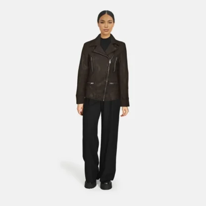 Camera Choco- Blouson En Cuir Veritable^OAKWOOD Clearance