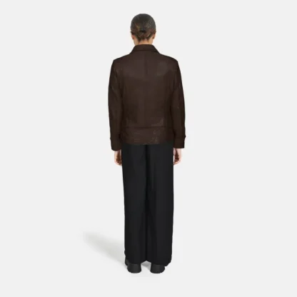 Camera Choco- Blouson En Cuir Veritable^OAKWOOD Clearance