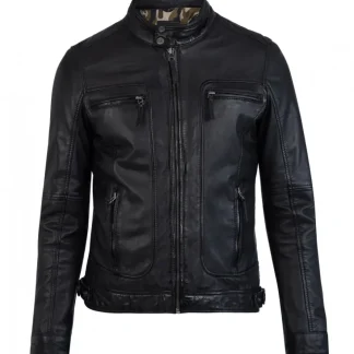 Casey Noir - Blouson En Cuir Veritable^OAKWOOD Store