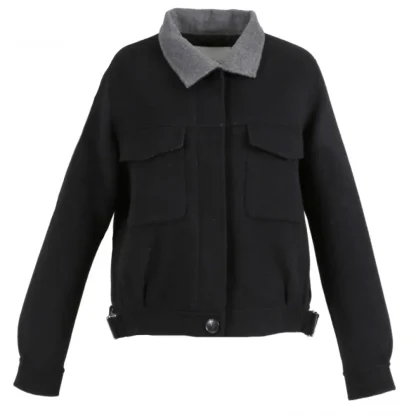 Cayenne Bi Noir - Veste Courte En Laine^OAKWOOD Cheap