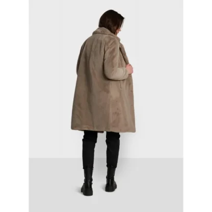 Cyber Beige Fonce - Manteau Long En Fausse Fourrure^OAKWOOD Best