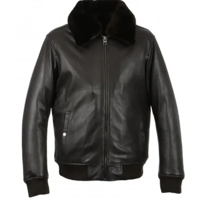 Daddy Marron - Blouson Aviateur En Cuir Veritable^OAKWOOD Cheap