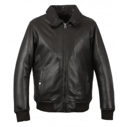 Daddy Marron - Blouson Aviateur En Cuir Veritable^OAKWOOD Cheap