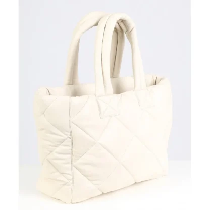 Except Coquille - Petit Sac Cabas En Cuir Veritable Matelasse^OAKWOOD Best Sale