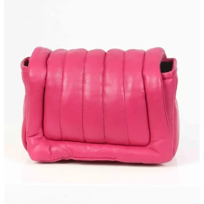 Exception Fushia - Sac En Bandouiliere En Cuir Veritable Matelasse^OAKWOOD Outlet