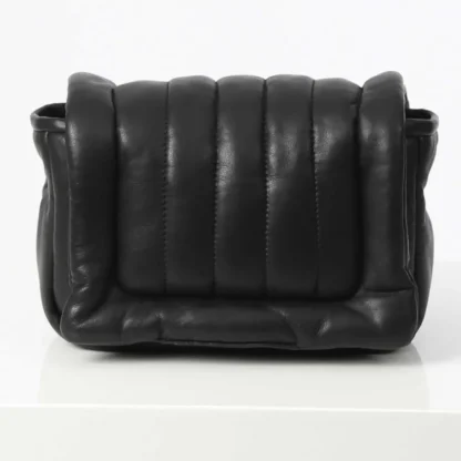 Exception Noir - Sac En Bandouiliere En Cuir Veritable Matelasse^OAKWOOD Store