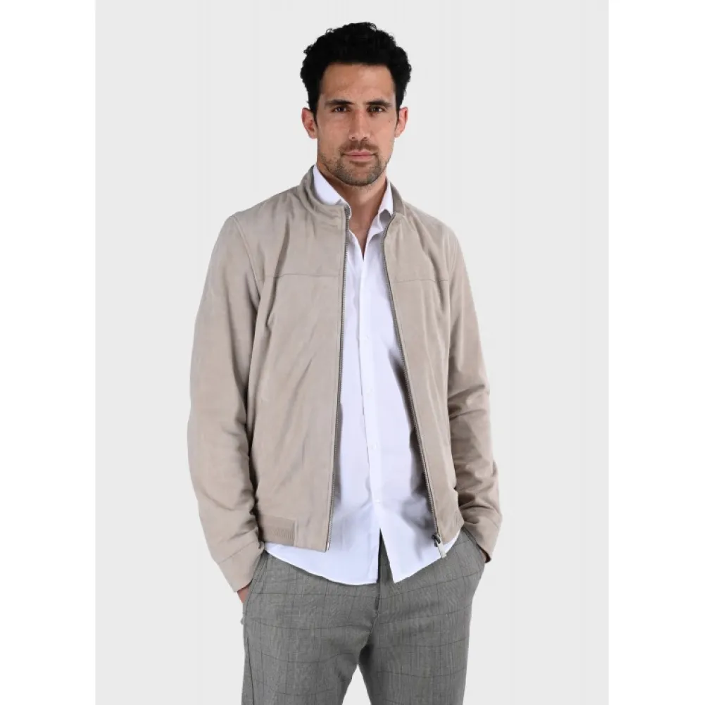 Filip Yemen - Blouson Epure En Cuir Veritable De Chevre Velours^OAKWOOD Best