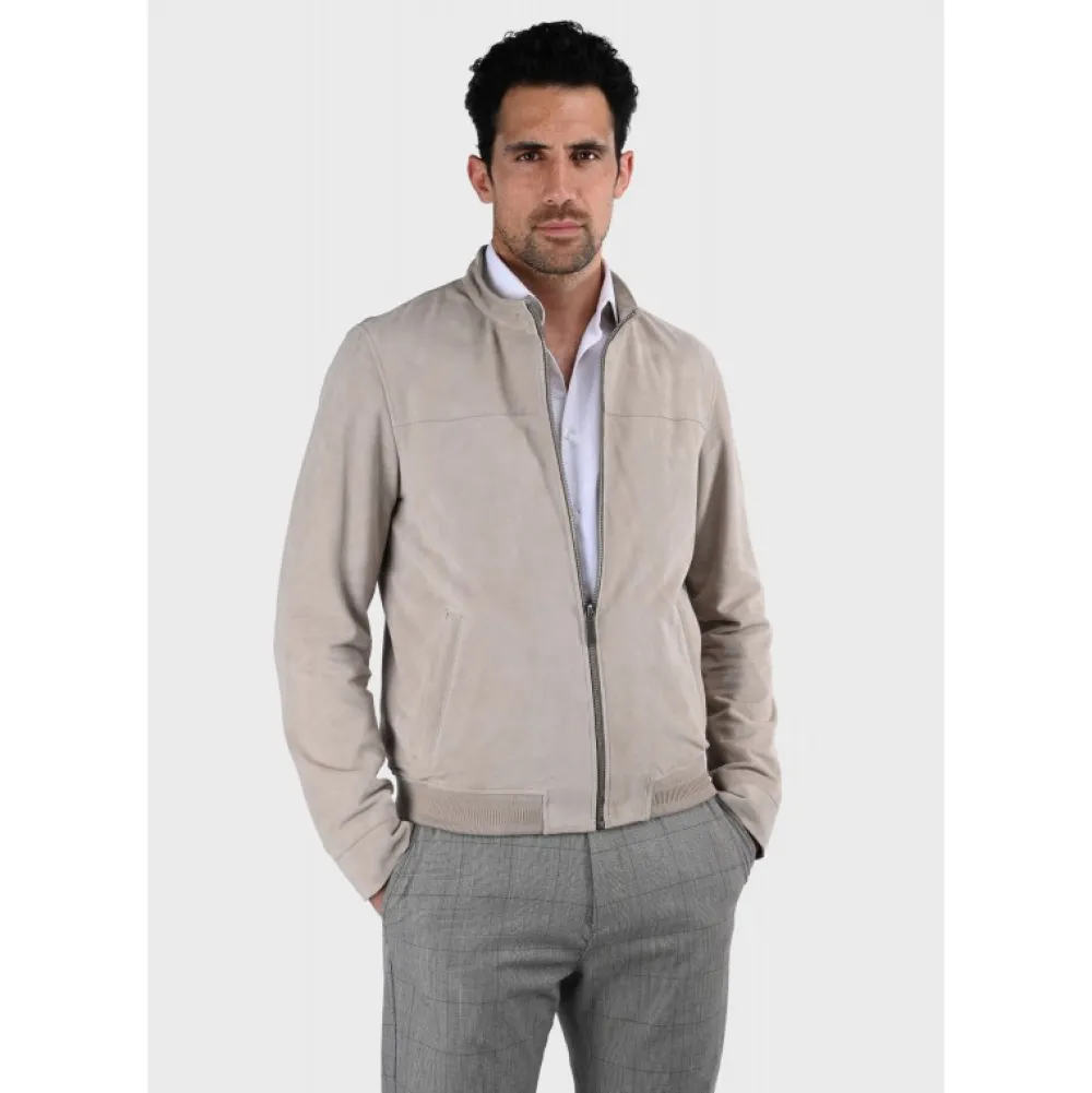 Filip Yemen - Blouson Epure En Cuir Veritable De Chevre Velours^OAKWOOD Best