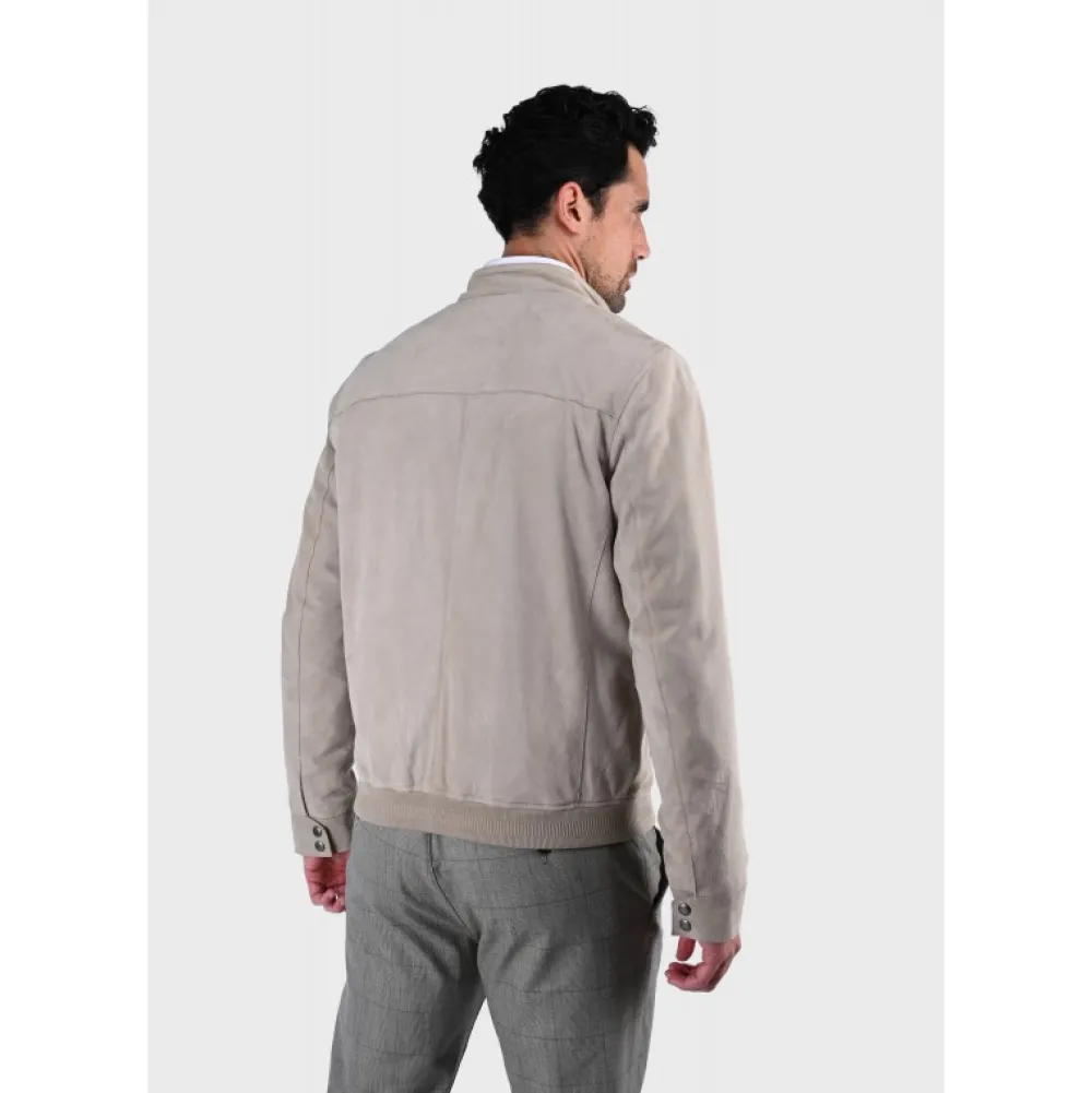 Filip Yemen - Blouson Epure En Cuir Veritable De Chevre Velours^OAKWOOD Best