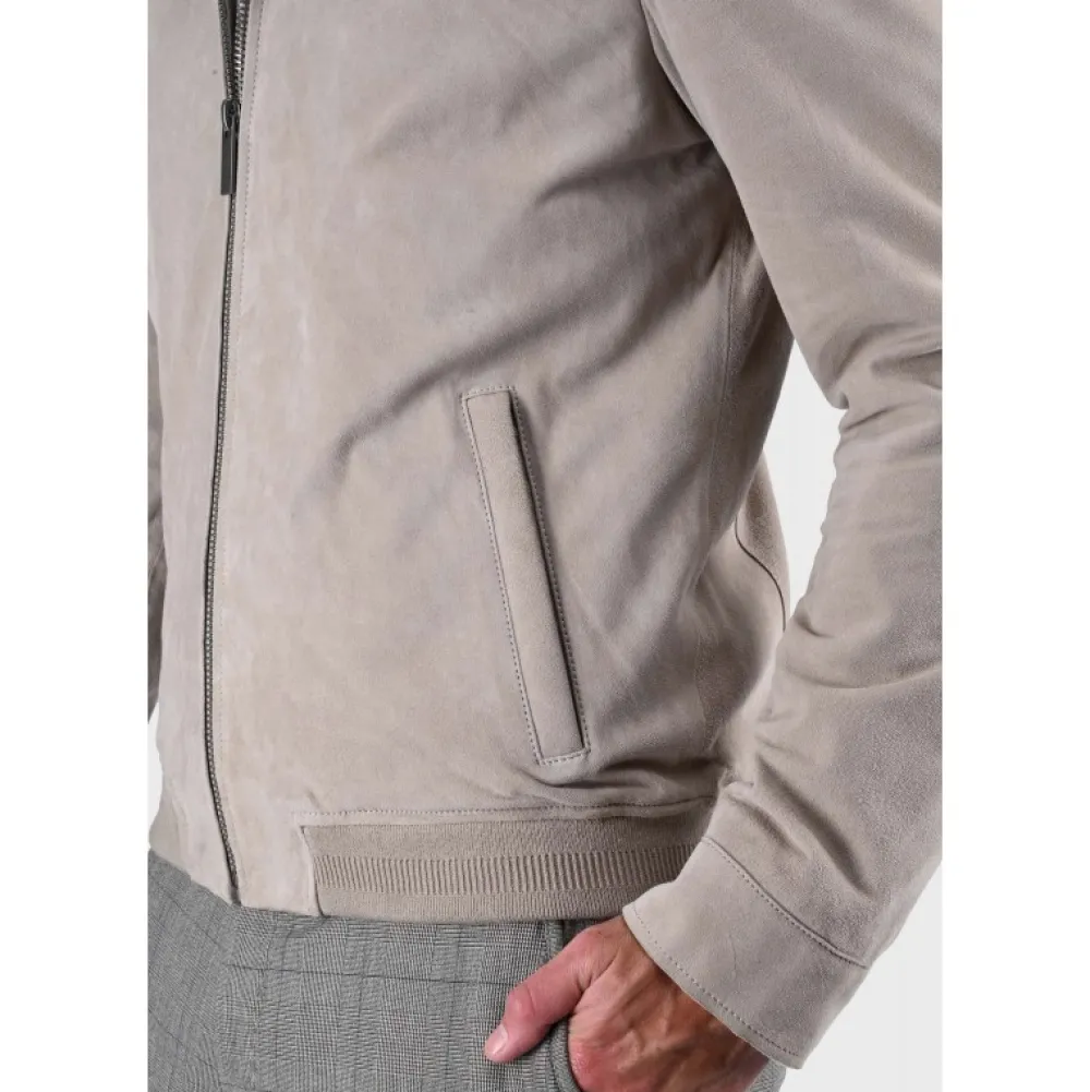 Filip Yemen - Blouson Epure En Cuir Veritable De Chevre Velours^OAKWOOD Best