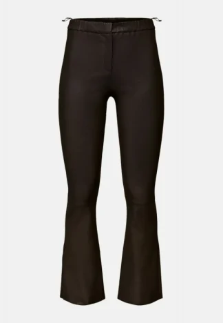 Freya Marron Fonce - Pantalon Stretch Cuir Veritable^OAKWOOD Cheap