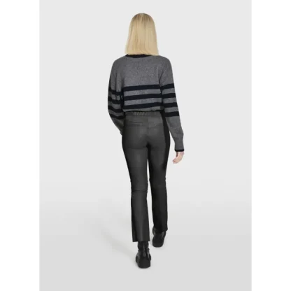 Freya Noir - Pantalon Stretch Cuir Veritable^OAKWOOD Fashion