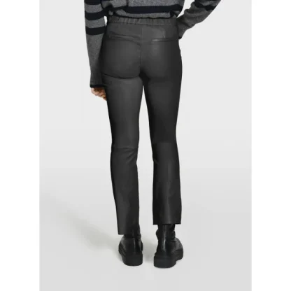 Freya Noir - Pantalon Stretch Cuir Veritable^OAKWOOD Fashion