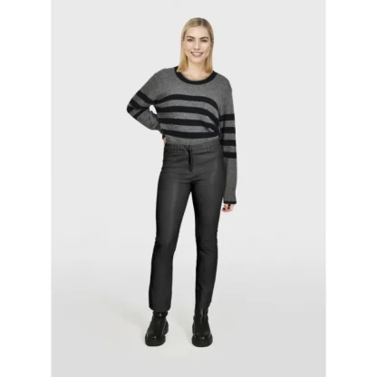 Freya Noir - Pantalon Stretch Cuir Veritable^OAKWOOD Fashion