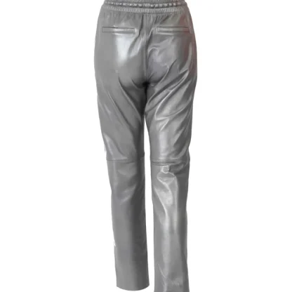 Gift Metal Anthracite - Pantalon Jogpant Cuir Veritable^OAKWOOD Online