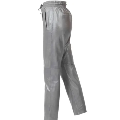 Gift Metal Anthracite - Pantalon Jogpant Cuir Veritable^OAKWOOD Online