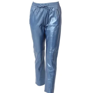 Gift Metal Cobalt - Pantalon Jogpant Cuir Veritable^OAKWOOD Shop