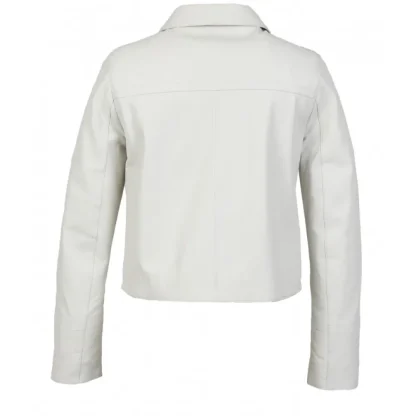 Grace Blanc - Veste Courte En Cuir Veritable^OAKWOOD Discount