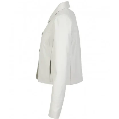 Grace Blanc - Veste Courte En Cuir Veritable^OAKWOOD Discount