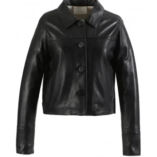 Grace Noir - Veste Courte En Cuir Veritable^OAKWOOD Discount