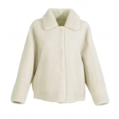 Helen Beige Clair - Veste Reversible Effet Peau Lainee^OAKWOOD Store