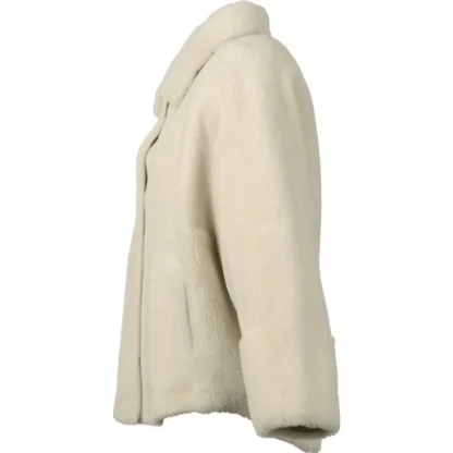 Helen Beige Clair - Veste Reversible Effet Peau Lainee^OAKWOOD Store