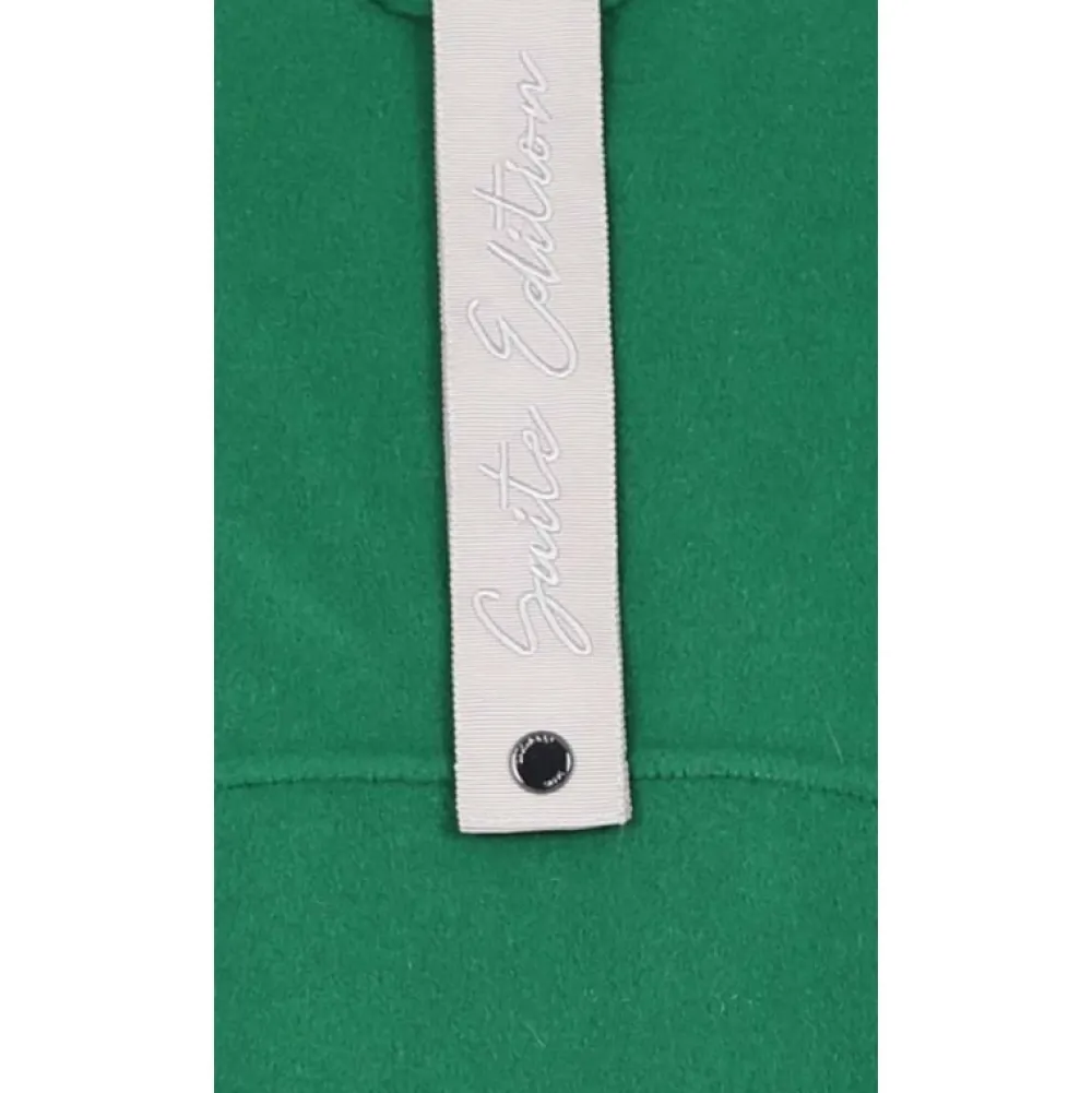 Impulsion Vert - Manteau Long Oversize En Laine Melangee Capuche Amovible & Ceinture A Nouer^OAKWOOD Cheap