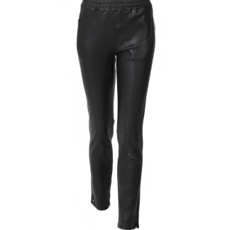 Ivana Noir - Pantalon Legging Stretch En Cuir Veritable^OAKWOOD Cheap