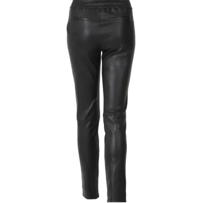 Ivana Noir - Pantalon Legging Stretch En Cuir Veritable^OAKWOOD Cheap