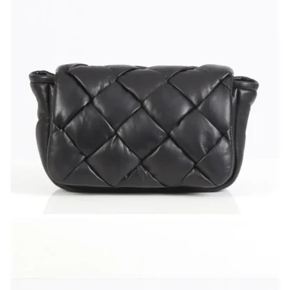 Lolita Noir - Sac A Main En Cuir Veritable Matelasse^OAKWOOD Clearance