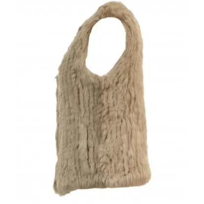 Magali Beige Fonce - Gilet Sans Manche En Fourrure Veritable^OAKWOOD Hot