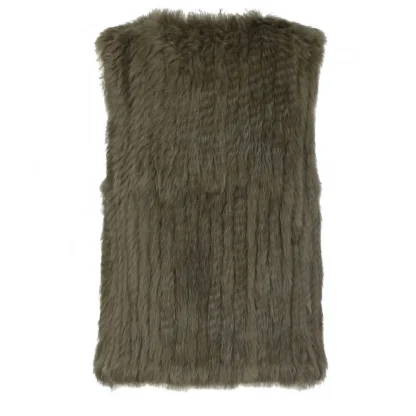 Magali Kaki - Gilet Sans Manche En Fourrure Veritable^OAKWOOD Best Sale