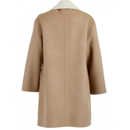 Magdalena Taupe - Manteau Court Reversible En Laine^OAKWOOD Outlet