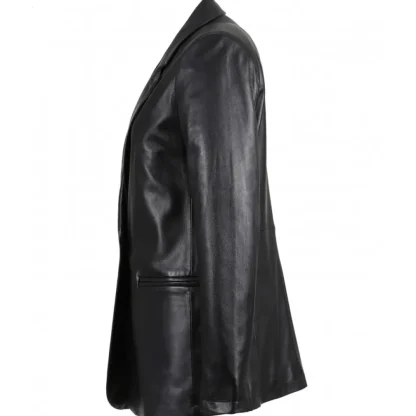 Meg Noir - Blazer En Cuir Veritable De Mouton^OAKWOOD Fashion