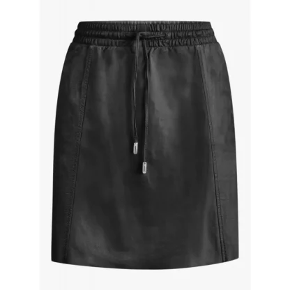 Nina Noir - Jupe Courte En Cuir Veritable^OAKWOOD Clearance