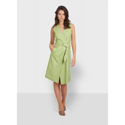 Rebecca Vert Clair - Robe Portefeuille En Cuir Veritable^OAKWOOD Shop