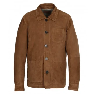Richard Cognac - Veste Mi-Longue En Cuir Veritable De Chevre Velours^OAKWOOD Flash Sale