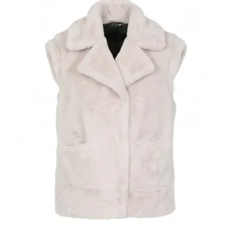 Sigma Ivoire - Gilet Sans Manche En Fausse Fourrure^OAKWOOD Fashion