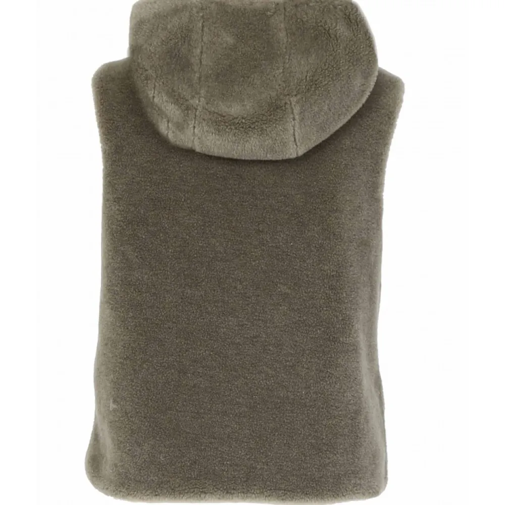 Smiley Vert Pale - Gilet Sans Manche En Fausse Fourrure 100% Laine / Nylon^OAKWOOD Hot