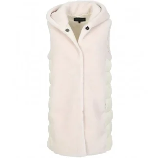 Soprano Beige Clair - Gilet Sans Manche En Fausse Fourrure 100% Laine / Nylon Matelasse^OAKWOOD Cheap