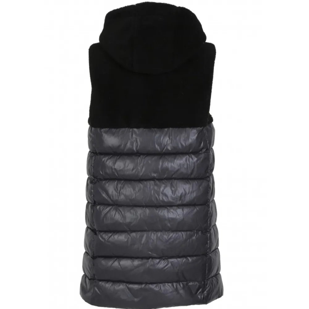 Soprano Noir - Gilet Sans Manche En Fausse Fourrure 100% Laine / Nylon Matelasse^OAKWOOD Cheap