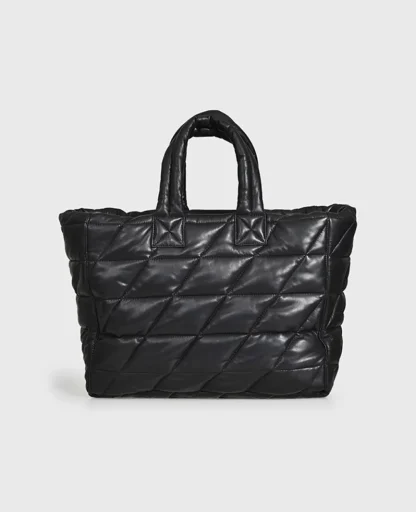 Sorolla Noir - Sac Cabas En Cuir Veritable Matelasse^OAKWOOD Sale