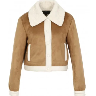 Tower Tan - Veste Courte Effet Mouton Retourne^OAKWOOD Outlet