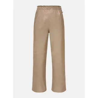 Uranus Beige Fonce Pantalon Large Cuir Veritable^OAKWOOD Best